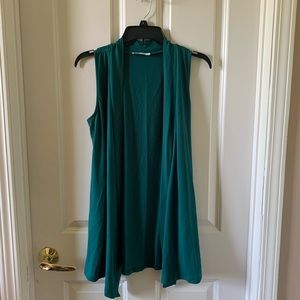 Zenana Sleeveless Wrap/Duster, Size (M), Women